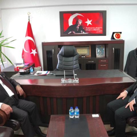 Öztekin’den Kaymakam Taşçı’ya ziyaret