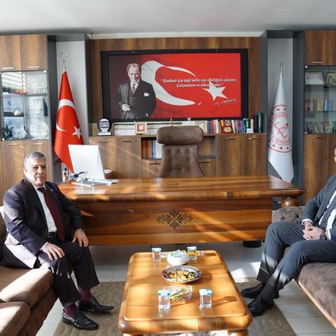 Öztekin’den İl Milli Eğitim Müdürüne ziyaret