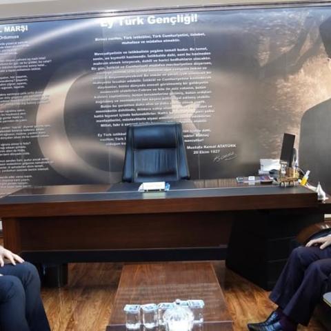 Bozgeyik’i makamında ziyaret etti!