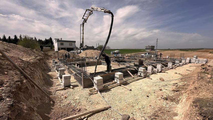 Dero Küçükkaracaviran taziye evi temeli atıldı!