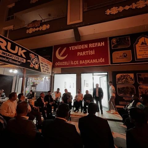 Başkan Öztekin YRP ilçe başkanlığına ziyaret!