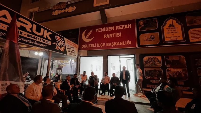 Başkan Öztekin YRP ilçe başkanlığına ziyaret!