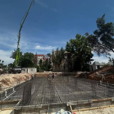 Cami temeli atıldı!