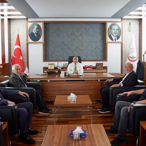 BAŞKAN ÖZTEKİN, CHP GAZİANTEP MİLLETVEKİLİ MELİH MERİÇ’İ AĞIRLADI