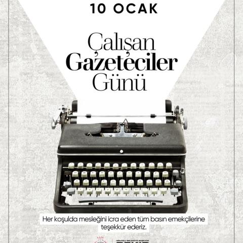 Bekir Öztekin’den 10 Ocak Çalışan Gazeteciler Günü Mesajı