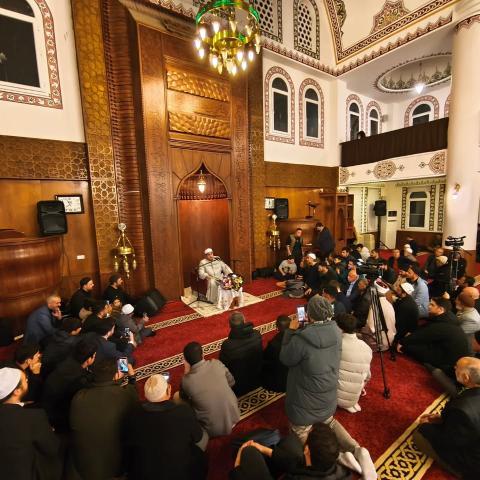 Mahmud Şahhad’dan Konukoğlu Camii’nde Gönüllere Dokunan Kur’an Tilaveti