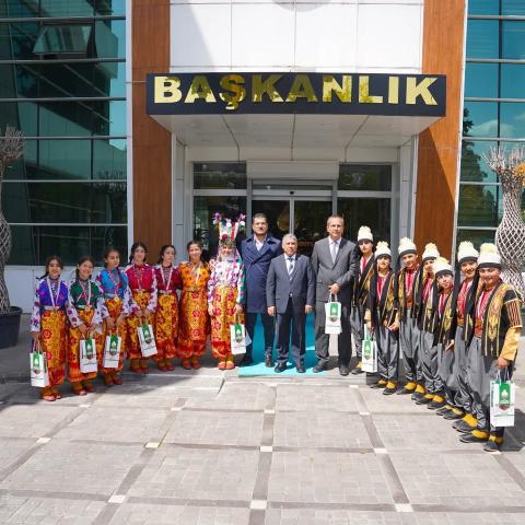 Türkiye Birincisi Şampiyonları Belediyemizde Ağırladık