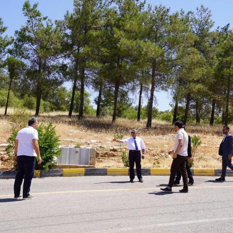 Başkan Bekir Öztekin, Hacar Mahallesi'nde Devam Eden ve Planlanan Yatırımları Yerinde İnceledi