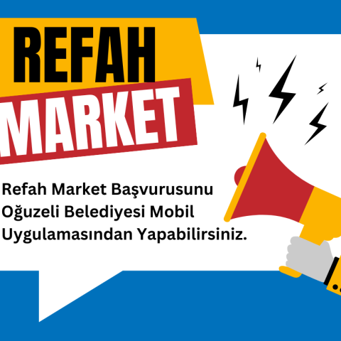 Refah Market Başvurusunu Mobil Uygulamada