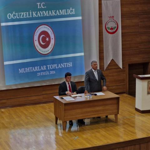 Başkan Öztekin muhtarlar ile bir araya geldi!