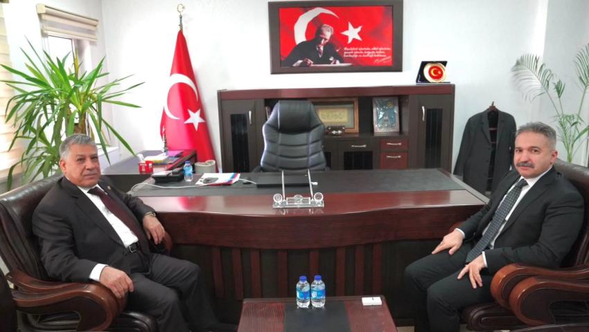 Öztekin’den Kaymakam Taşçı’ya ziyaret