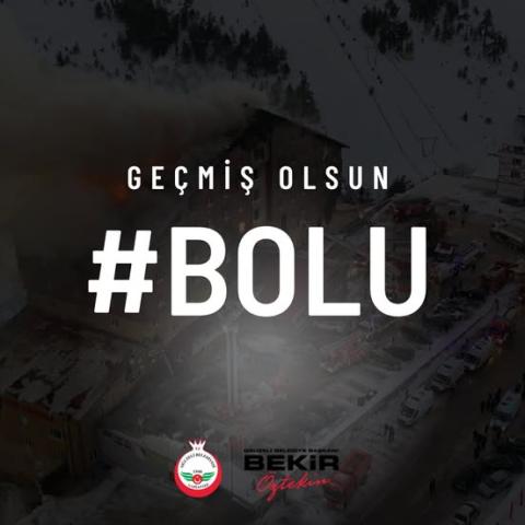 Kartalkaya’ya geçmiş olsun mesajı!