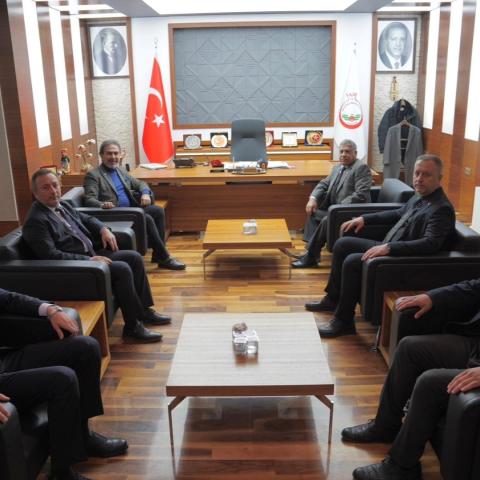 Öztekin YRP heyetini misafir etti!