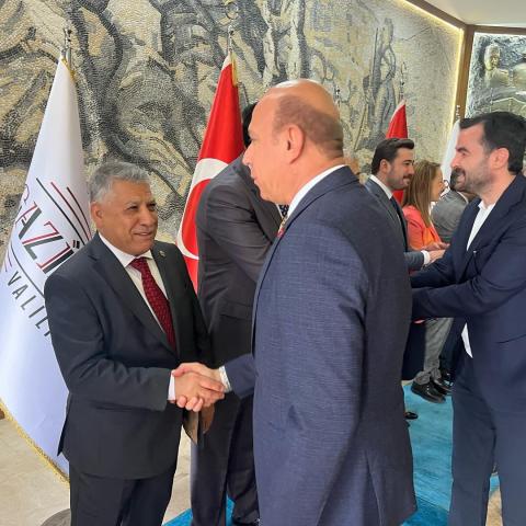 Başkan Öztekin Gaziantep’te bayramlaşmaya katıldı!