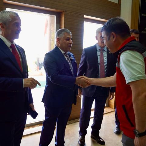 Başkan Öztekin, Gaziantep Valiliği’nde Bayramlaşma Törenine Katıldı