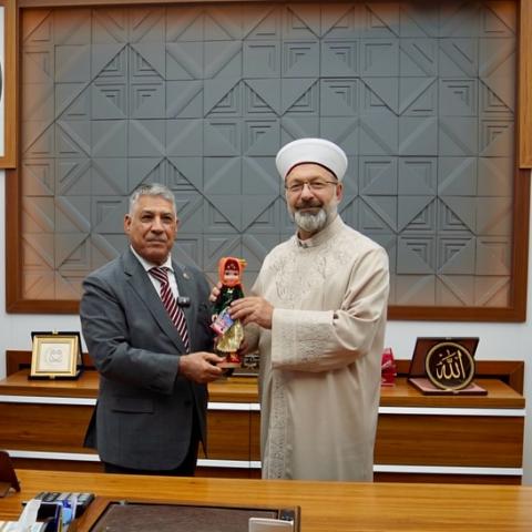 Diyanet İşleri Başkanı Prof. Dr. Ali Erbaş Oğuzeli Belediyesi’ni Ziyaret Etti