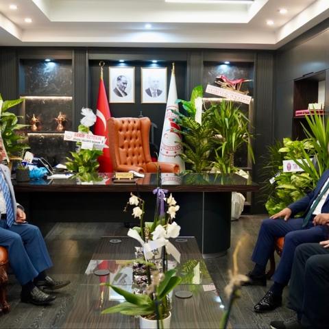 Başkan Öztekin'den İl Tarım ve Orman Müdürü İbrahim Sağlam’a Ziyaret