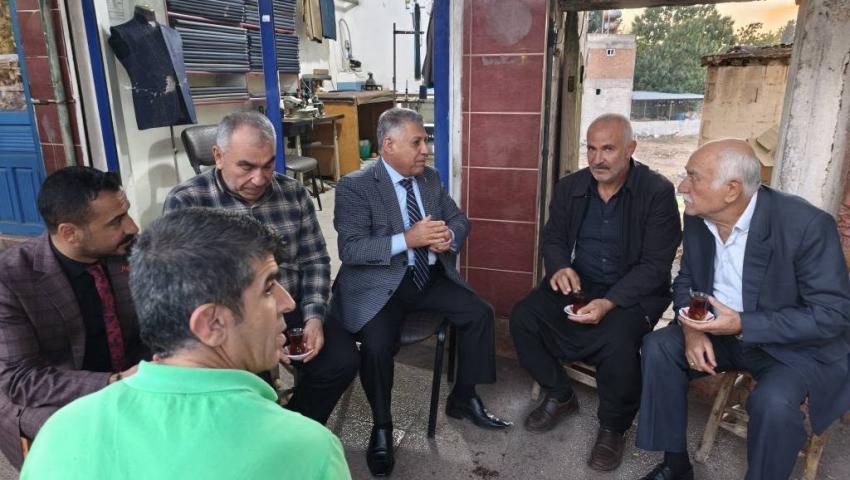 BAŞKAN ÖZTEKİN ESNAFLARLA BİR ARAYA GELDİ