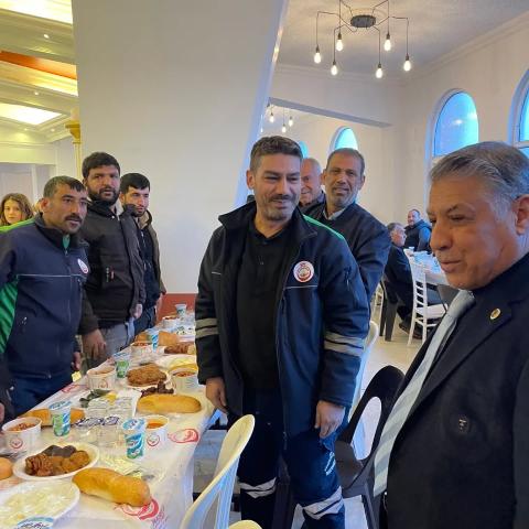 Belediye Personeli İftar Sofrasında Buluştu