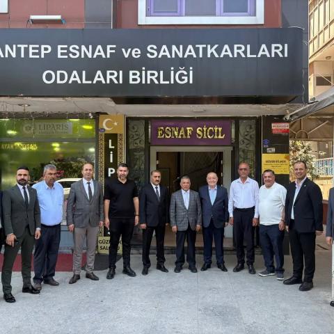 Başkan Bekir Öztekin'den GESOB Başkanı Ünal Akdoğan'a Hayırlı Olsun Ziyareti