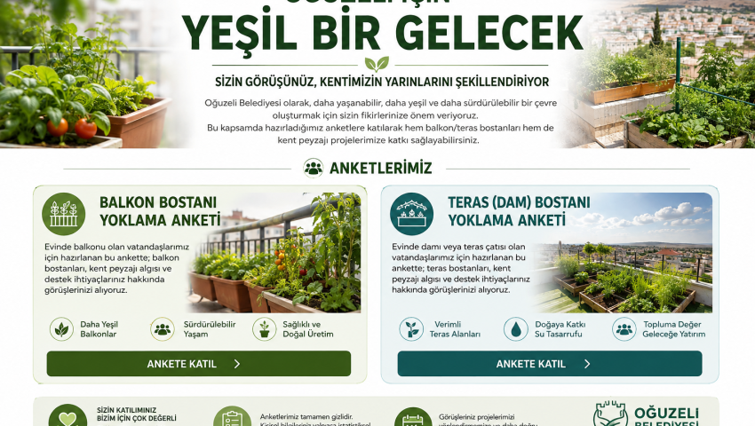 OĞUZELİ İÇİN YEŞİL BİR GELECEK
